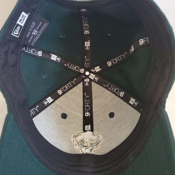 New Era 9Forty Milwaukee Bucks Basketball Green Baseball Hat Cap - Picture 11 of 12